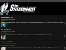 Tablet Screenshot of derstefashionist.com